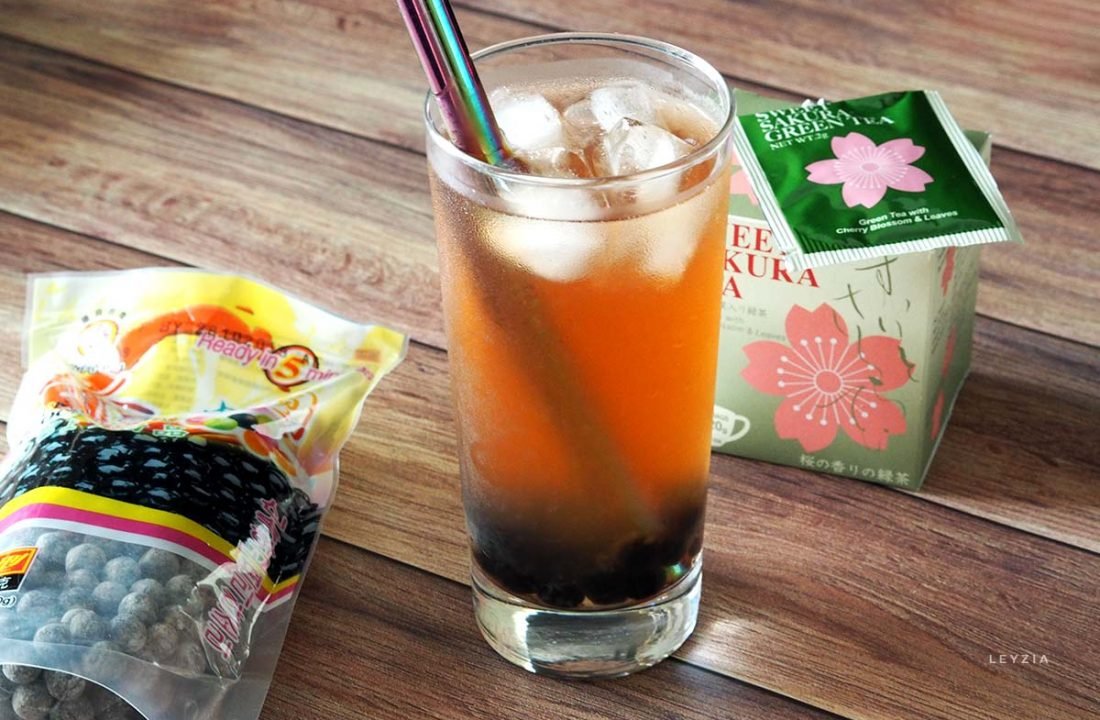 bubble tea sakura