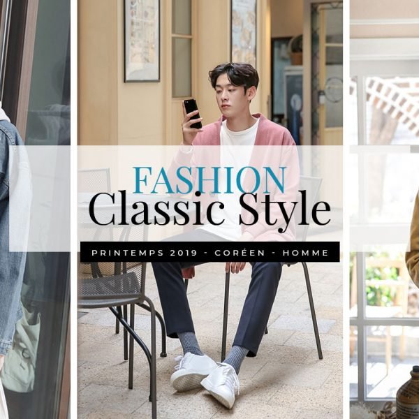 Mode coréenne pour homme